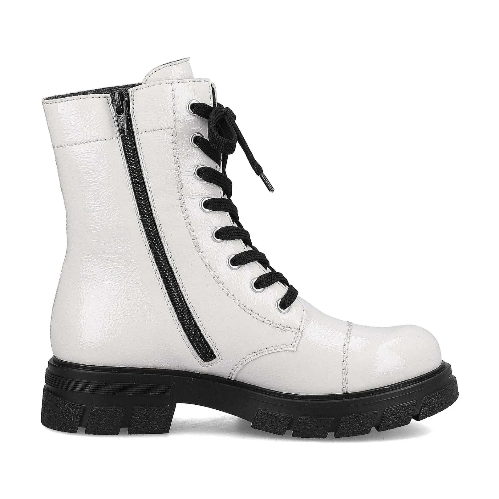 Sale Women'S Biker Boots Pure White Ladies Ankle Boots & Boots