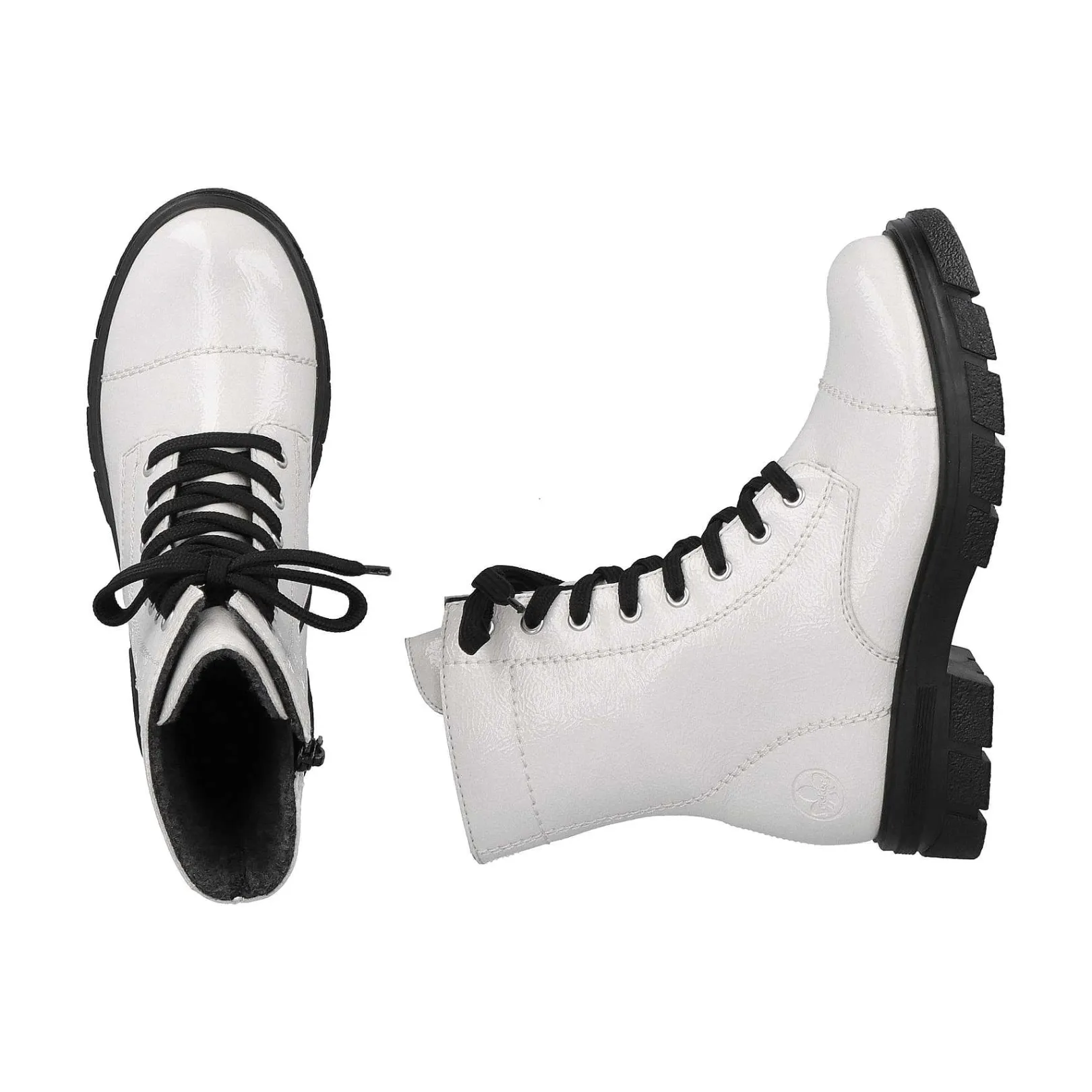 Sale Women'S Biker Boots Pure White Ladies Ankle Boots & Boots