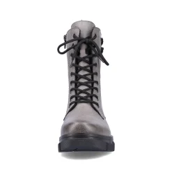 Outlet Women'S Biker Boots Granite Gray Ladies Ankle Boots & Boots