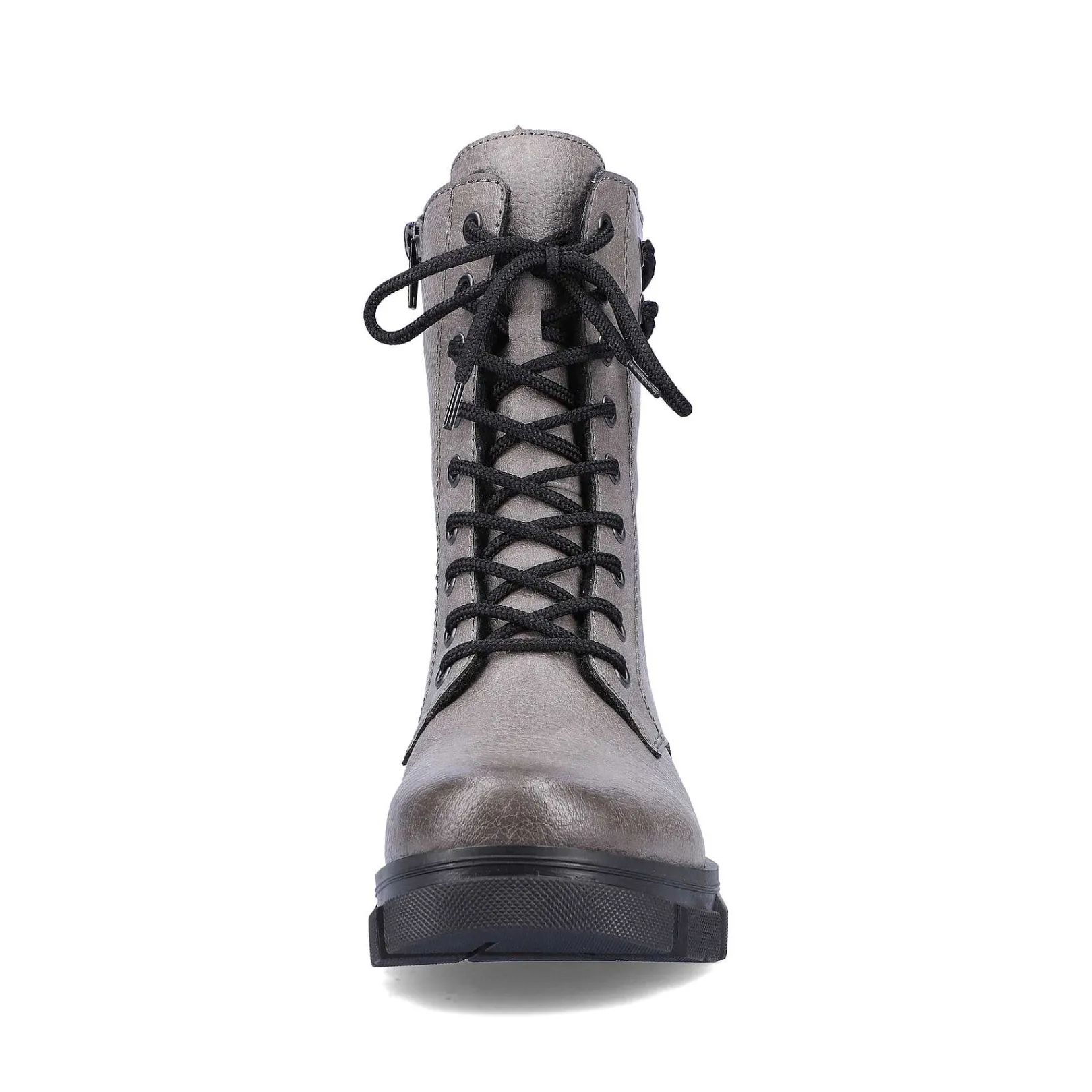 Outlet Women'S Biker Boots Granite Gray Ladies Ankle Boots & Boots