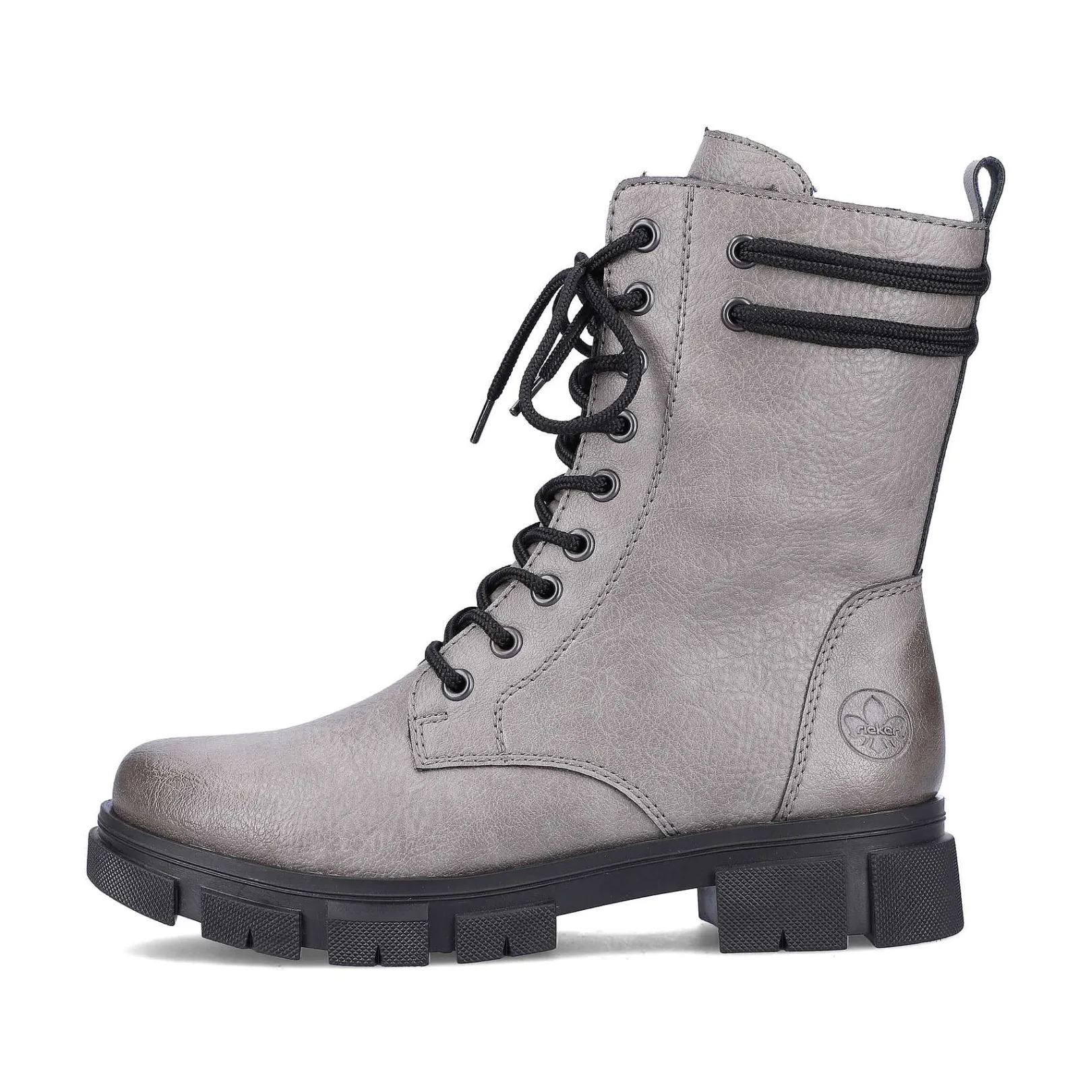 Outlet Women'S Biker Boots Granite Gray Ladies Ankle Boots & Boots