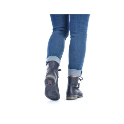 Best Women'S Biker Boots Jet Black Ladies Ankle Boots & Boots