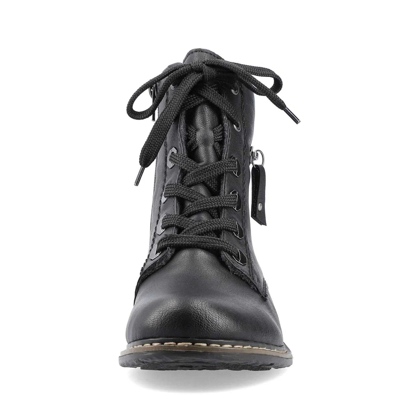 Best Women'S Biker Boots Jet Black Ladies Ankle Boots & Boots