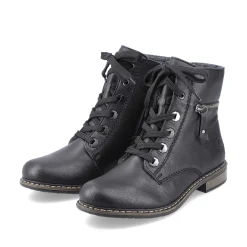 Best Women'S Biker Boots Jet Black Ladies Ankle Boots & Boots
