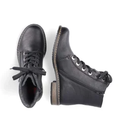 Best Women'S Biker Boots Jet Black Ladies Ankle Boots & Boots