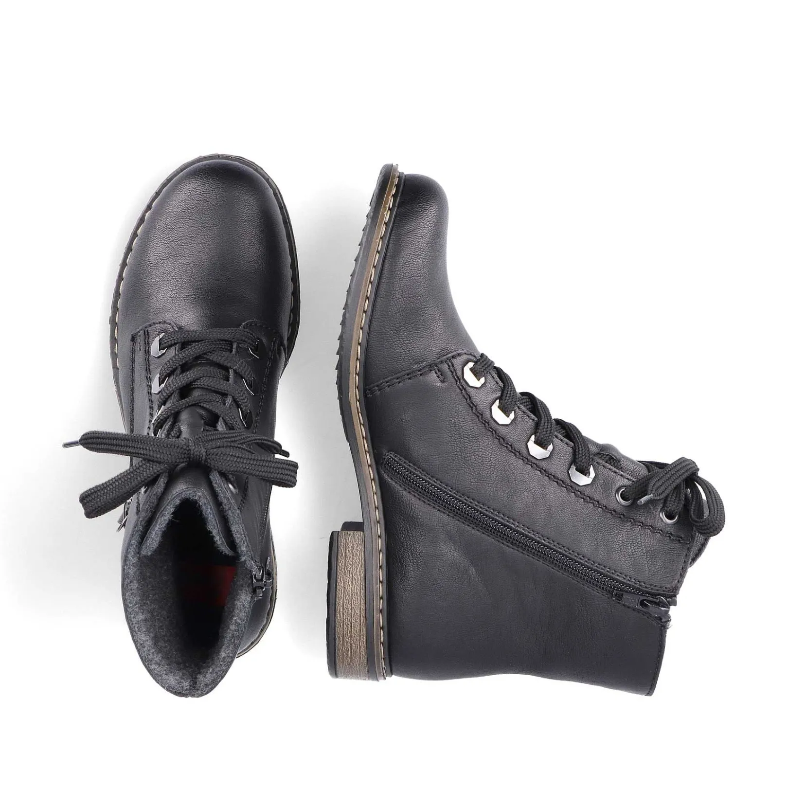 Best Women'S Biker Boots Jet Black Ladies Ankle Boots & Boots