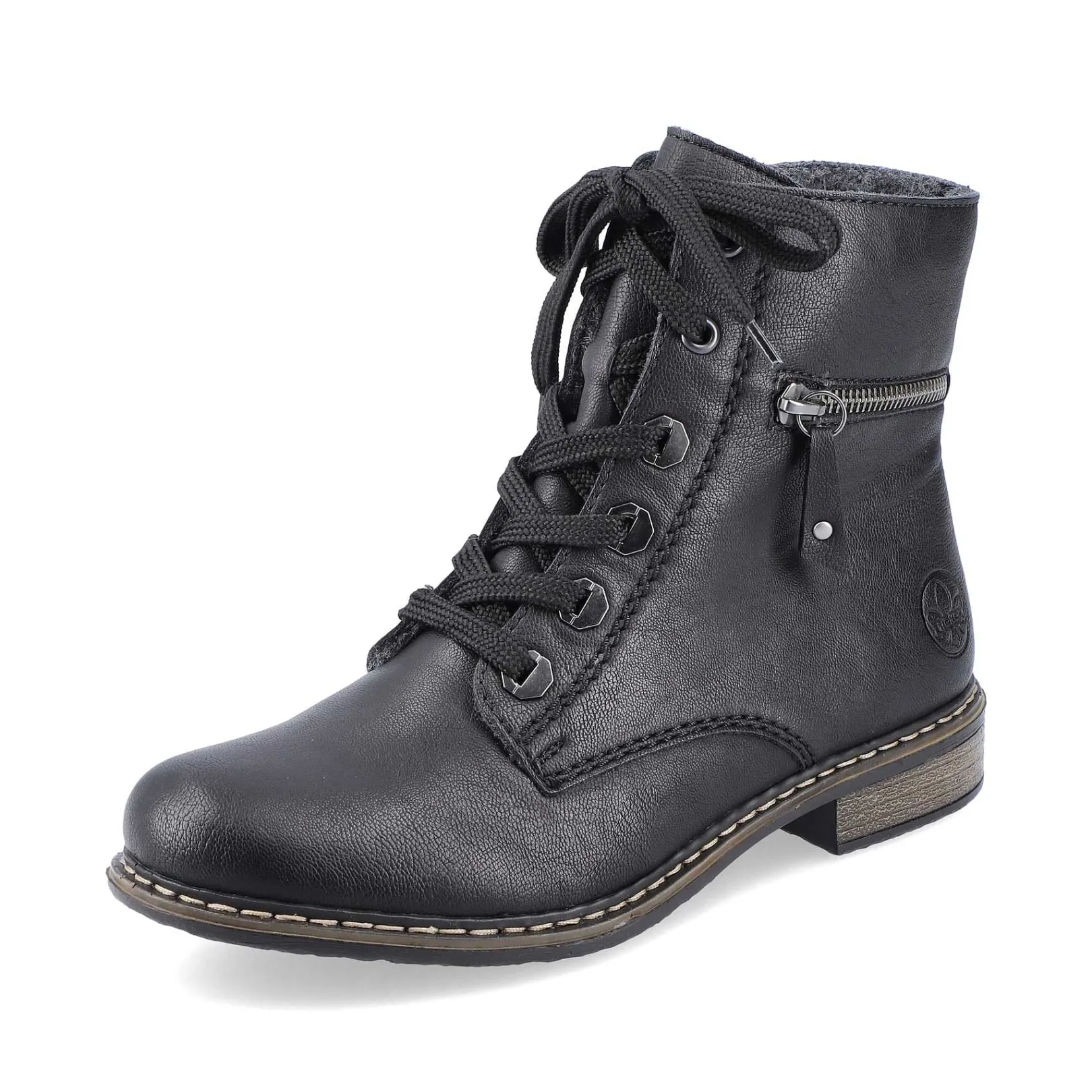 Best Women'S Biker Boots Jet Black Ladies Ankle Boots & Boots