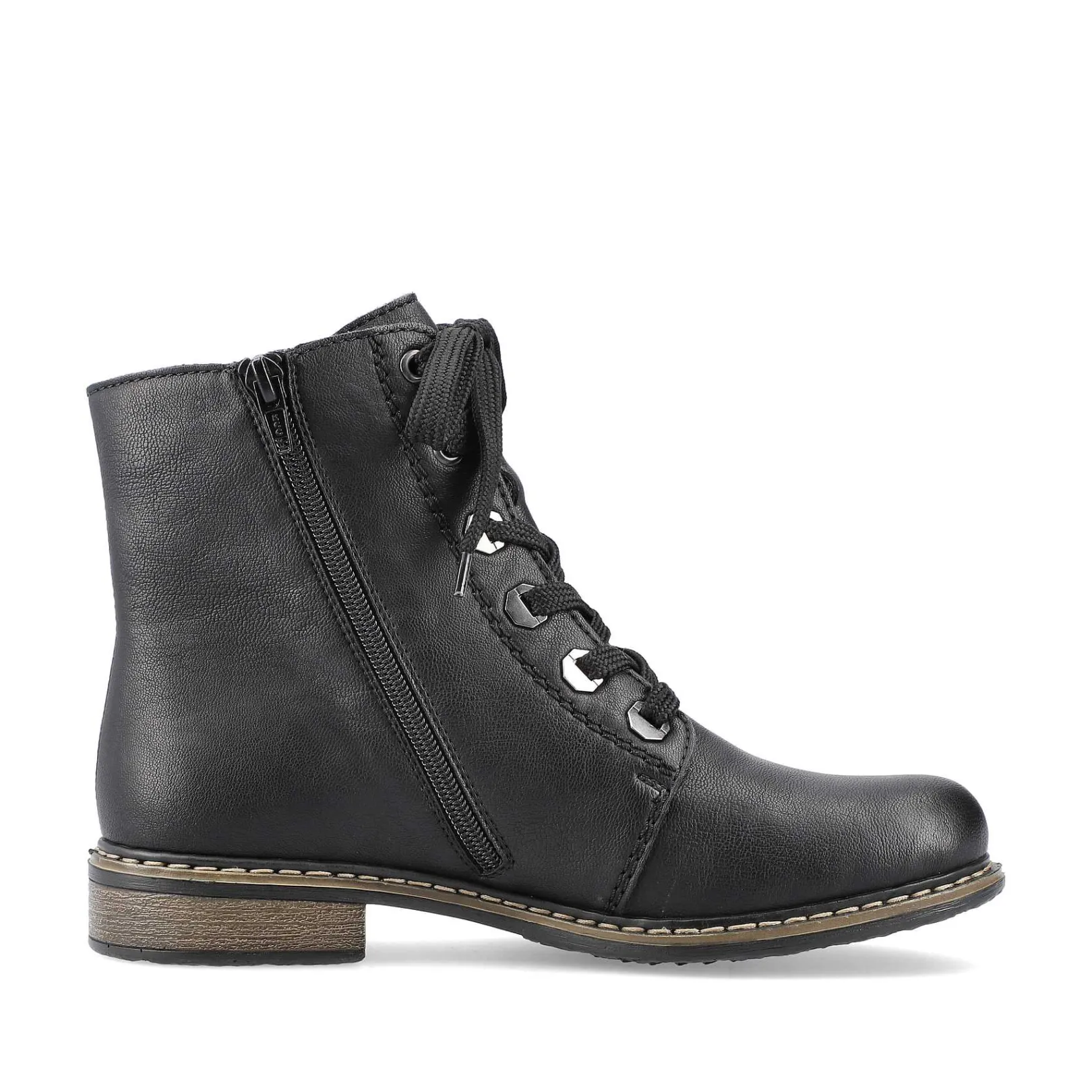 Best Women'S Biker Boots Jet Black Ladies Ankle Boots & Boots