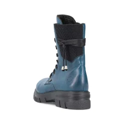 Online Women'S Biker Boots Petrol-Black Ladies Ankle Boots & Boots