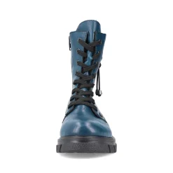 Online Women'S Biker Boots Petrol-Black Ladies Ankle Boots & Boots
