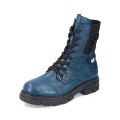 Online Women'S Biker Boots Petrol-Black Ladies Ankle Boots & Boots