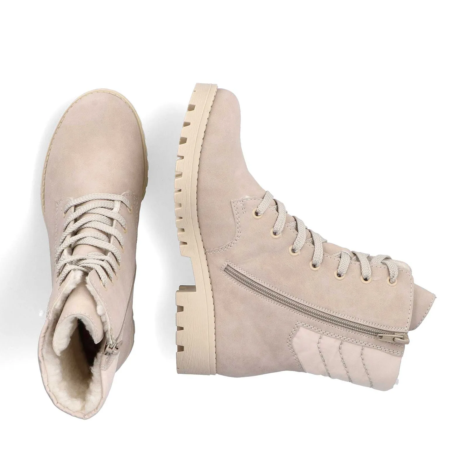 Clearance Women'S Biker Boots Champagne Ladies Ankle Boots & Boots