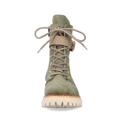 Women'S Biker Boots Leaf Green Ladies Ankle Boots & Boots