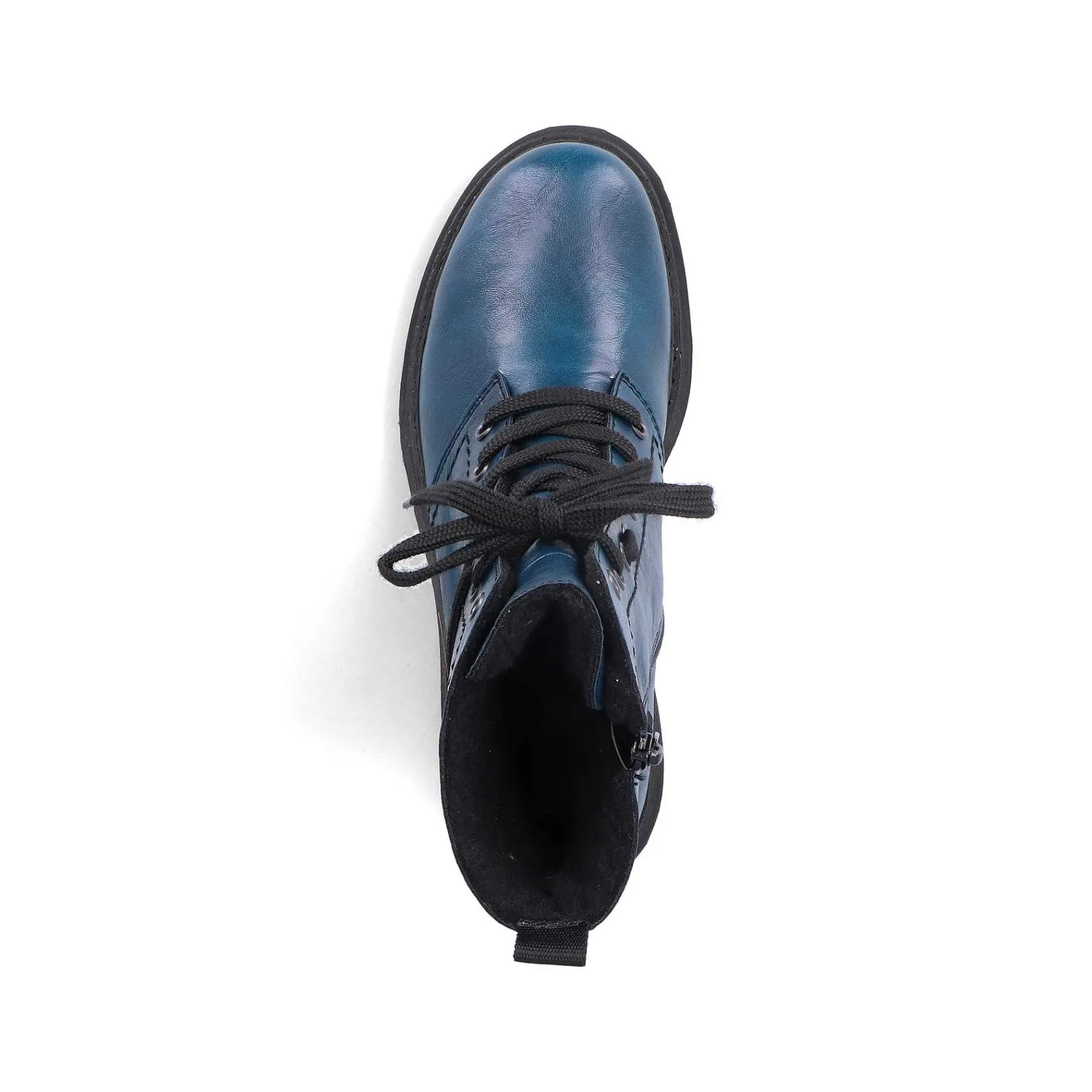 New Women'S Biker Boots Cyan Blue Ladies Ankle Boots & Boots