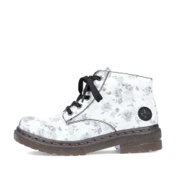Hot Women'S Biker Boots Silver White Ladies Ankle Boots & Boots