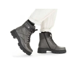 Online Women'S Biker Boots Moon Gray Ladies Ankle Boots & Boots