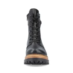 Women'S Biker Boots Asphalt Black Ladies Ankle Boots & Boots