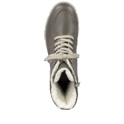 New Women'S Biker Boots Granite Gray Ladies Ankle Boots & Boots