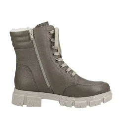 New Women'S Biker Boots Granite Gray Ladies Ankle Boots & Boots