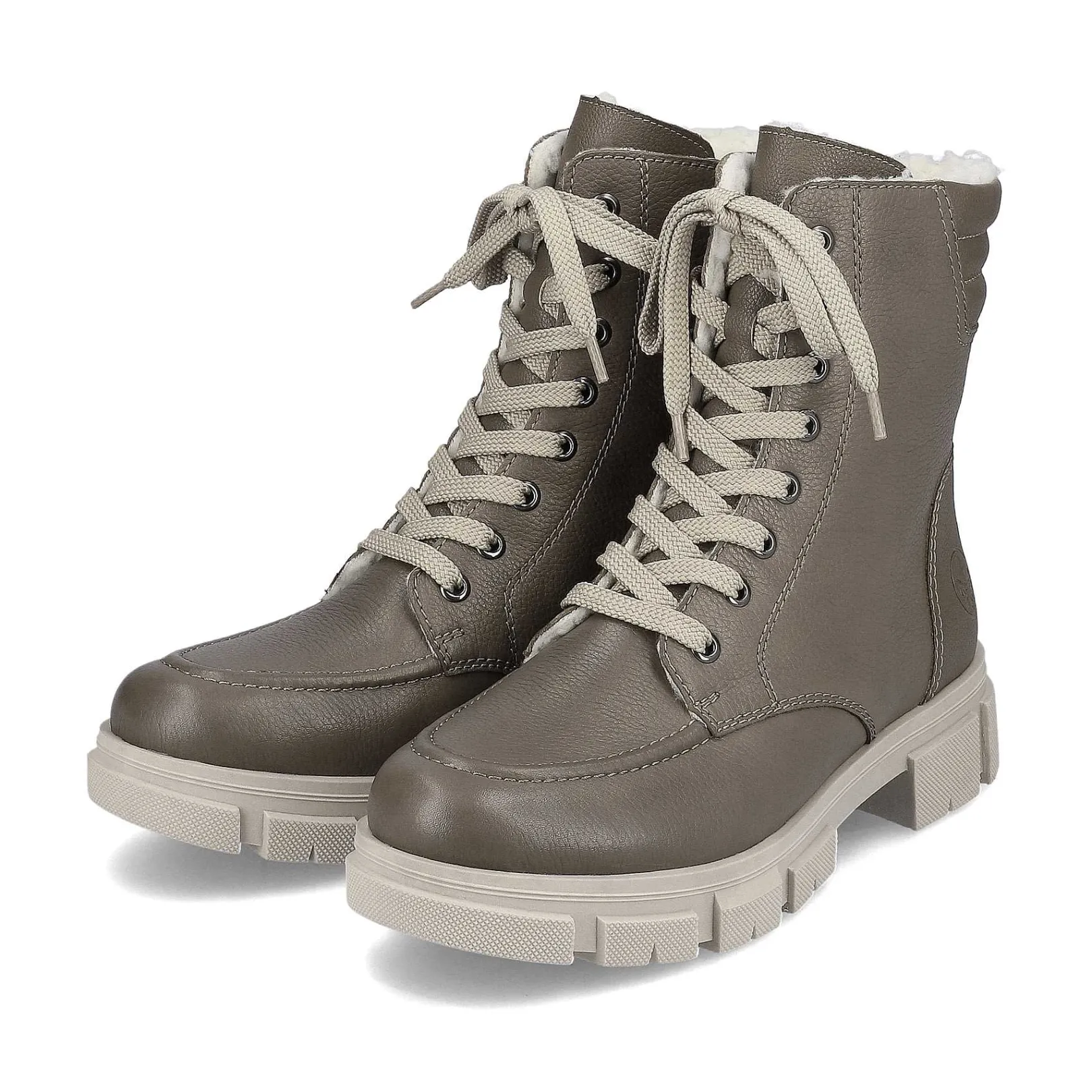 New Women'S Biker Boots Granite Gray Ladies Ankle Boots & Boots