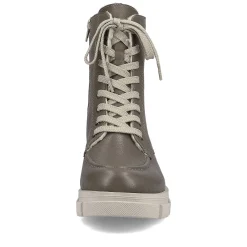 New Women'S Biker Boots Granite Gray Ladies Ankle Boots & Boots