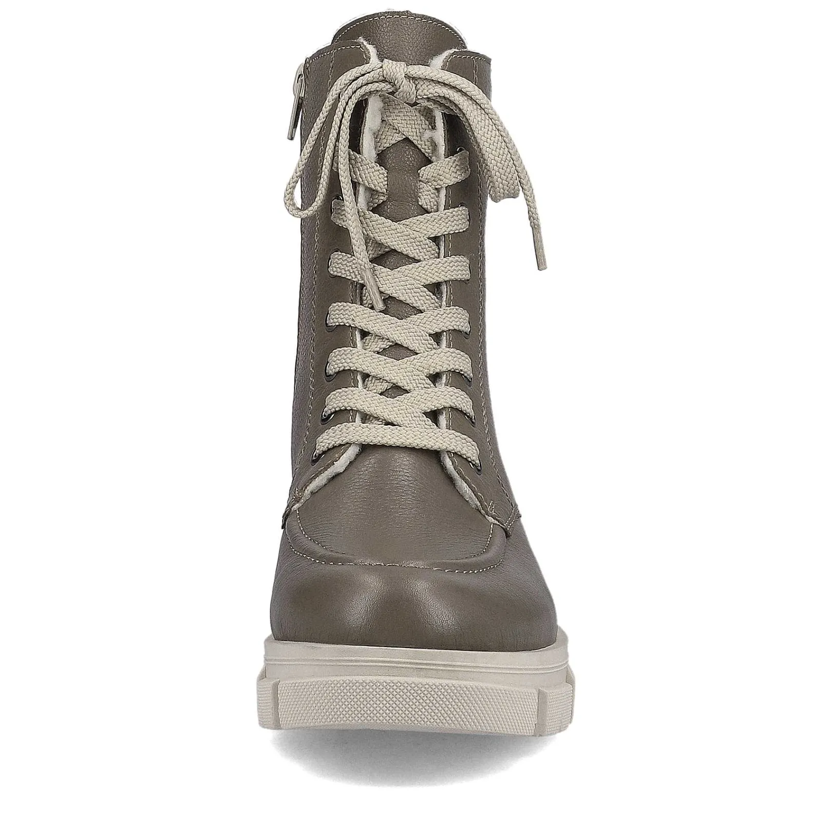 New Women'S Biker Boots Granite Gray Ladies Ankle Boots & Boots