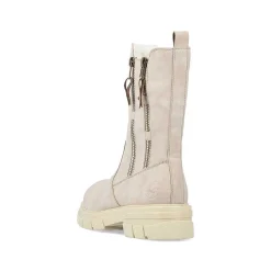 Discount Women'S Biker Boots Sand Beige Ladies Ankle Boots & Boots