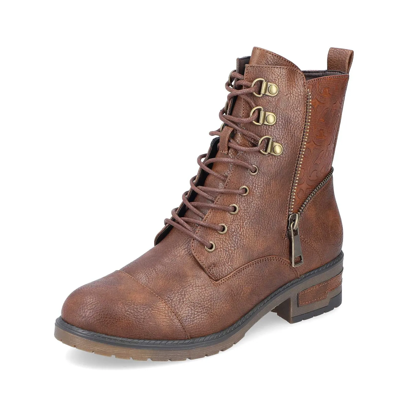 Online Women'S Biker Boots Chocolate Brown Ladies Ankle Boots & Boots