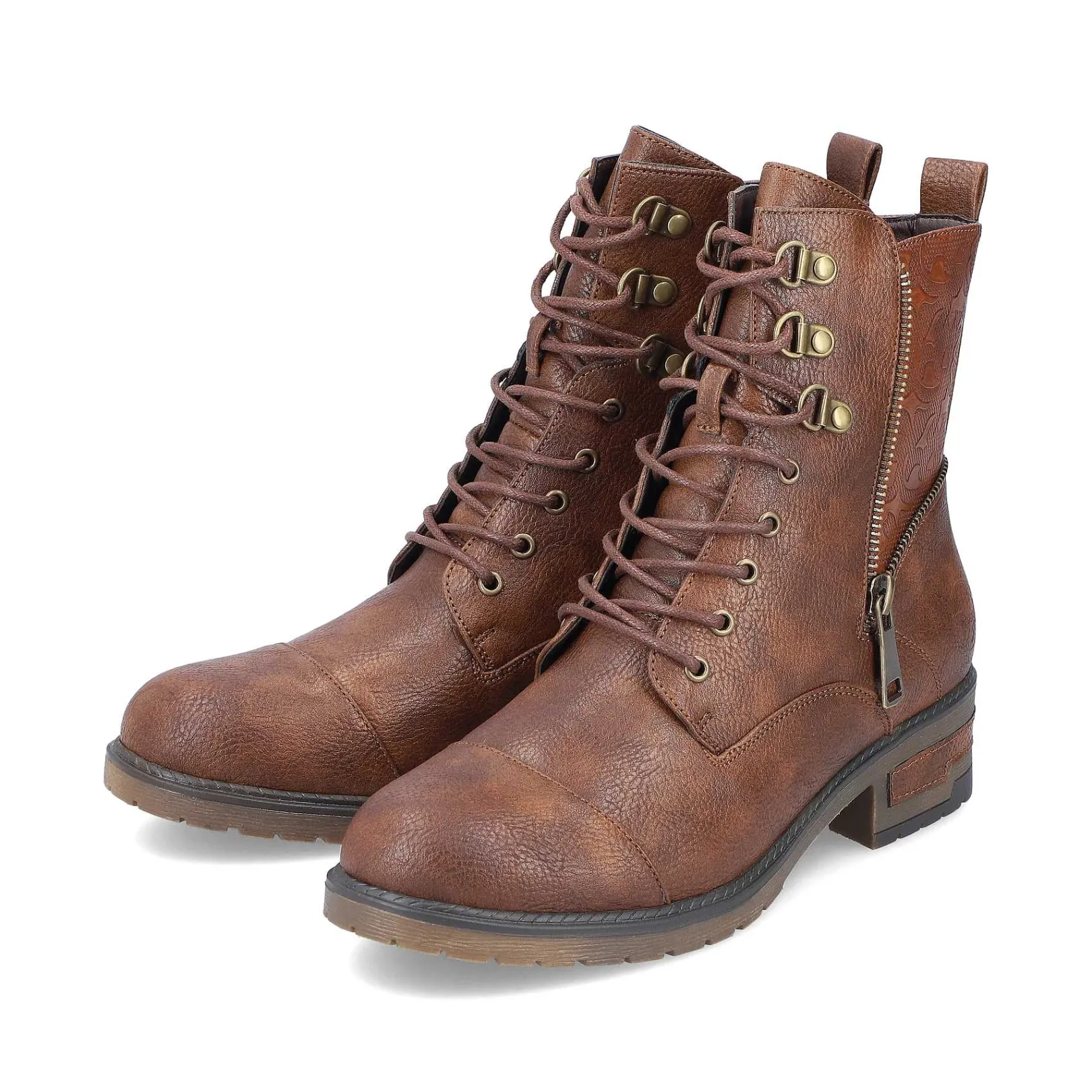 Online Women'S Biker Boots Chocolate Brown Ladies Ankle Boots & Boots