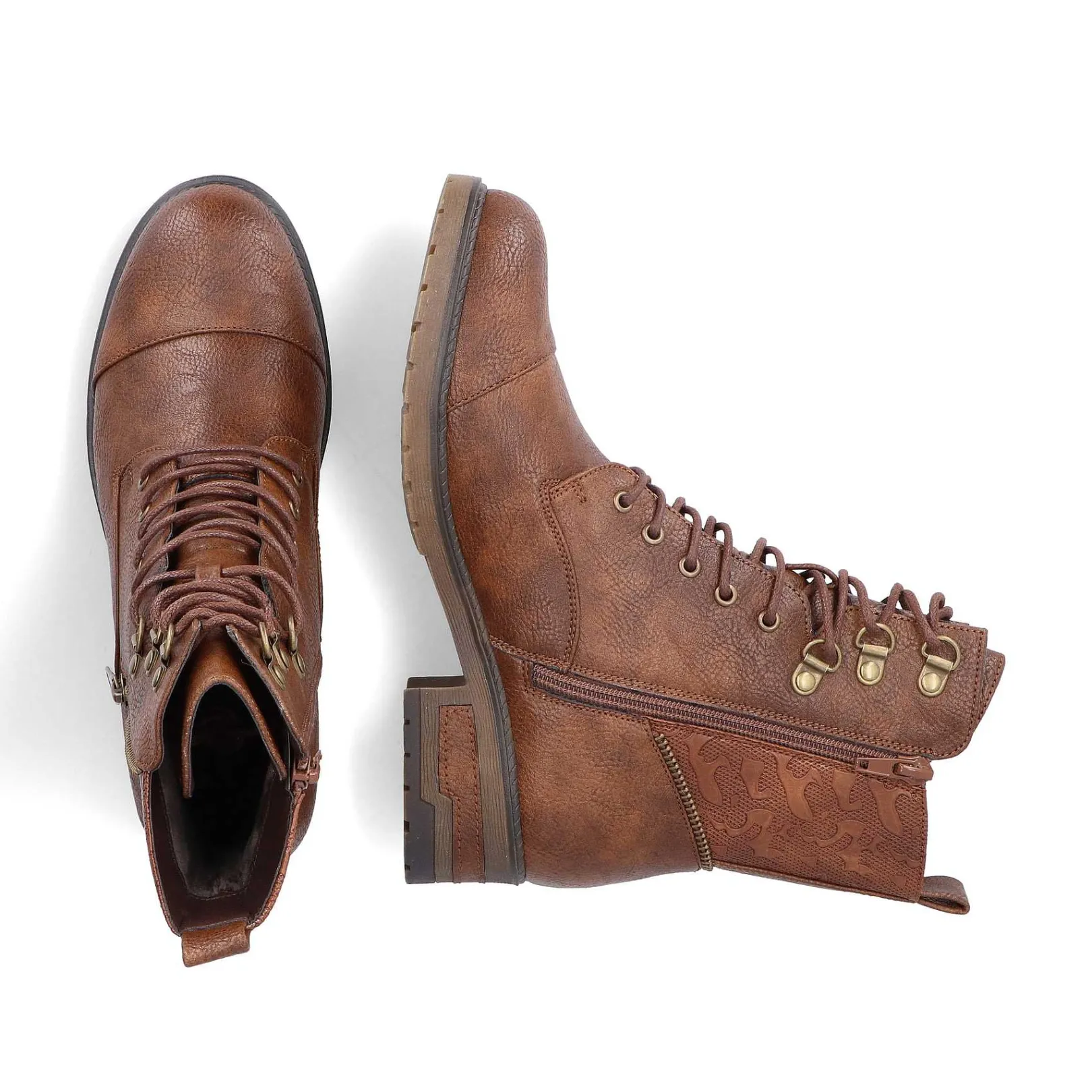 Online Women'S Biker Boots Chocolate Brown Ladies Ankle Boots & Boots