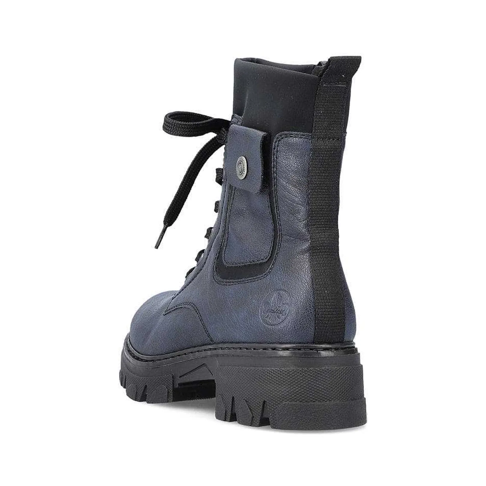 Sale Women'S Biker Boots Navy Blue Ladies Ankle Boots & Boots