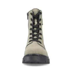 Clearance Women'S Biker Boots Gray Green Ladies Ankle Boots & Boots