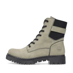 Clearance Women'S Biker Boots Gray Green Ladies Ankle Boots & Boots