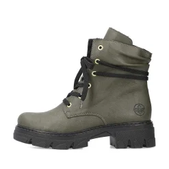 Best Women'S Biker Boots Khaki Green Ladies Ankle Boots & Boots