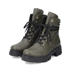 Best Women'S Biker Boots Khaki Green Ladies Ankle Boots & Boots