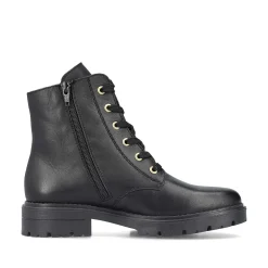 Best Women'S Biker Boots Glossy Black Ladies Ankle Boots & Boots