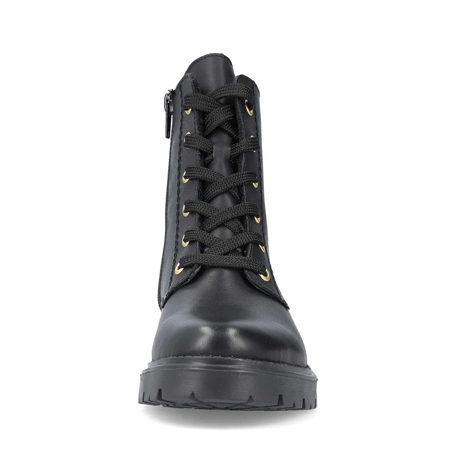 Best Women'S Biker Boots Glossy Black Ladies Ankle Boots & Boots