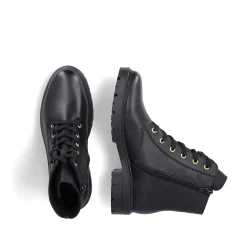 Best Women'S Biker Boots Glossy Black Ladies Ankle Boots & Boots