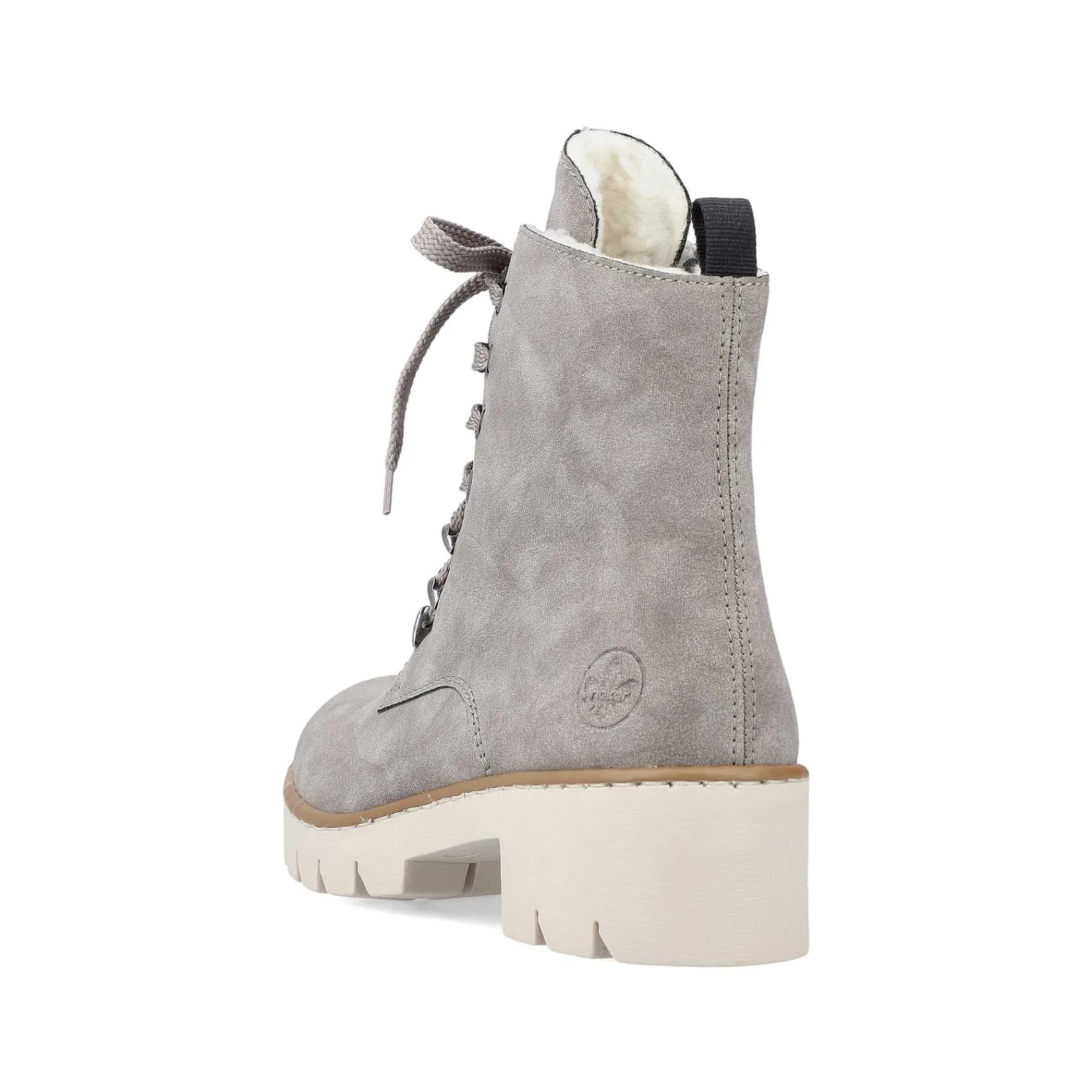 Discount Women'S Biker Boots Silver Gray Ladies Ankle Boots & Boots
