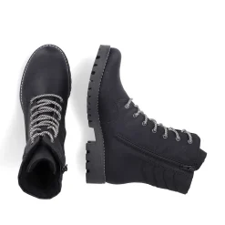 Best Women'S Biker Boots Asphalt Black Ladies Ankle Boots & Boots