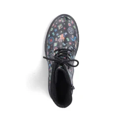 Discount Women'S Biker Boots Multi-Black Ladies Ankle Boots & Boots