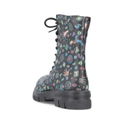 Discount Women'S Biker Boots Multi-Black Ladies Ankle Boots & Boots