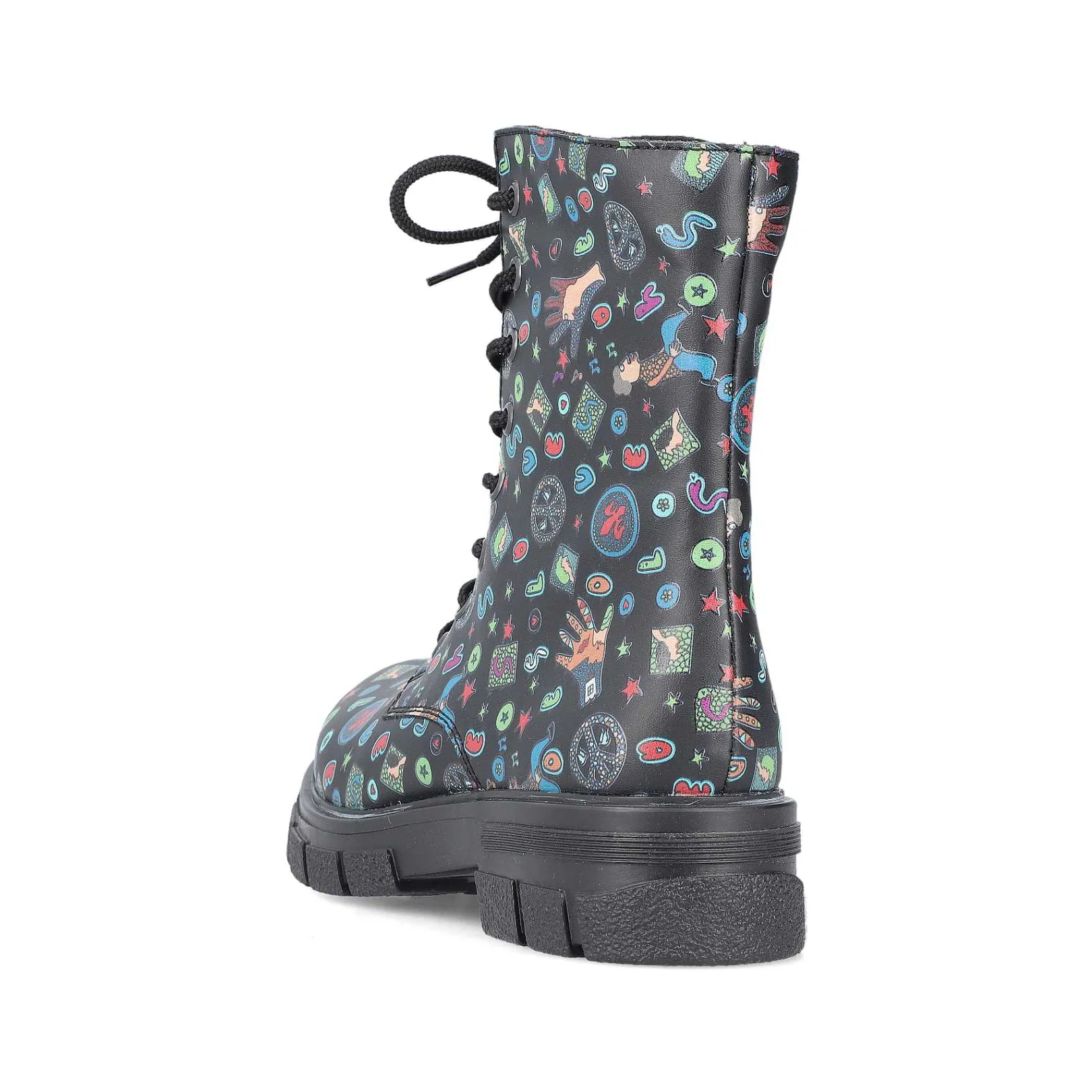 Discount Women'S Biker Boots Multi-Black Ladies Ankle Boots & Boots