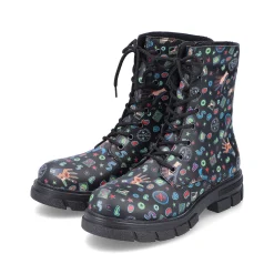 Discount Women'S Biker Boots Multi-Black Ladies Ankle Boots & Boots