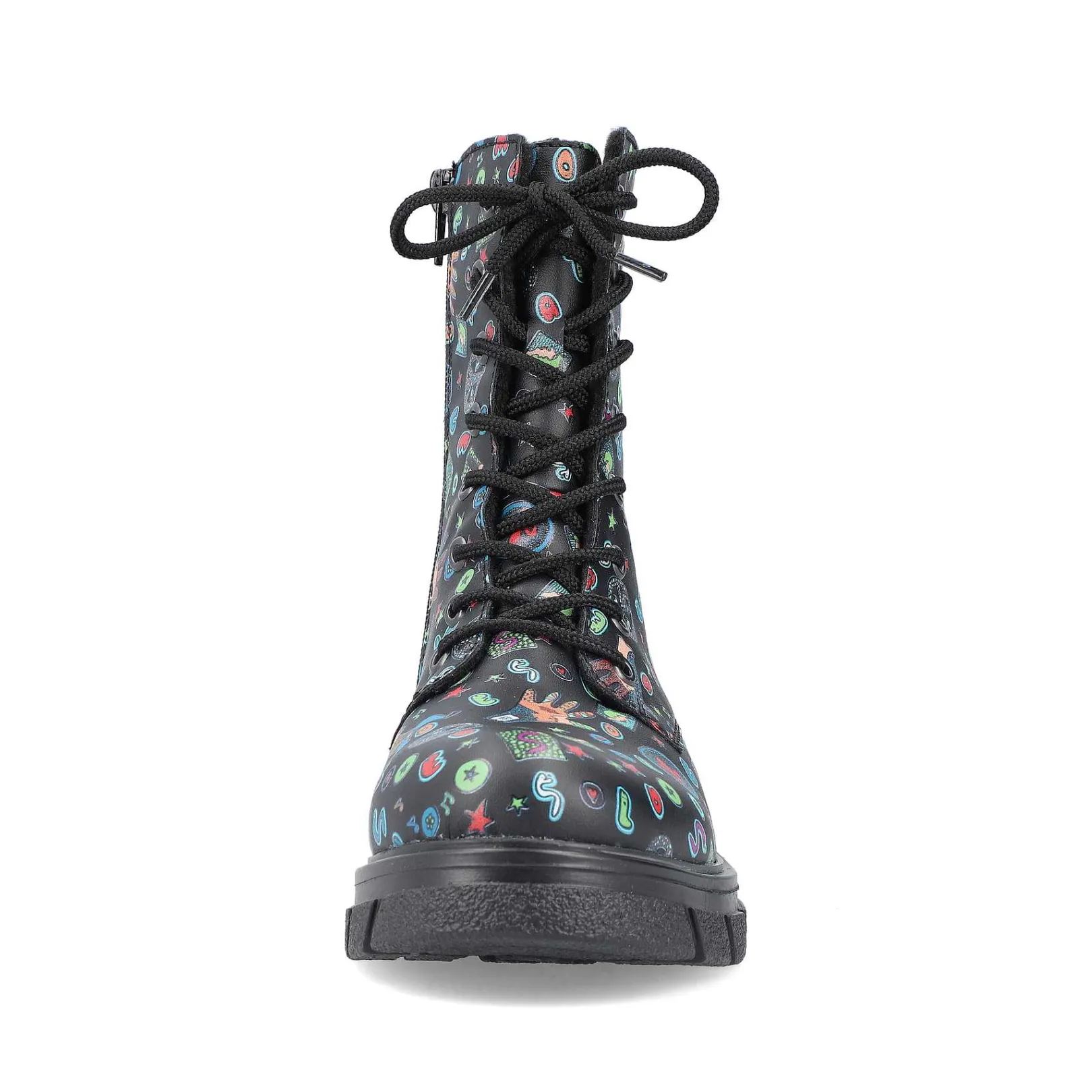 Discount Women'S Biker Boots Multi-Black Ladies Ankle Boots & Boots