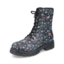 Discount Women'S Biker Boots Multi-Black Ladies Ankle Boots & Boots