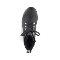 Women'S Biker Boots Jet Black Ladies Ankle Boots & Boots