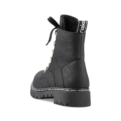 Women'S Biker Boots Jet Black Ladies Ankle Boots & Boots