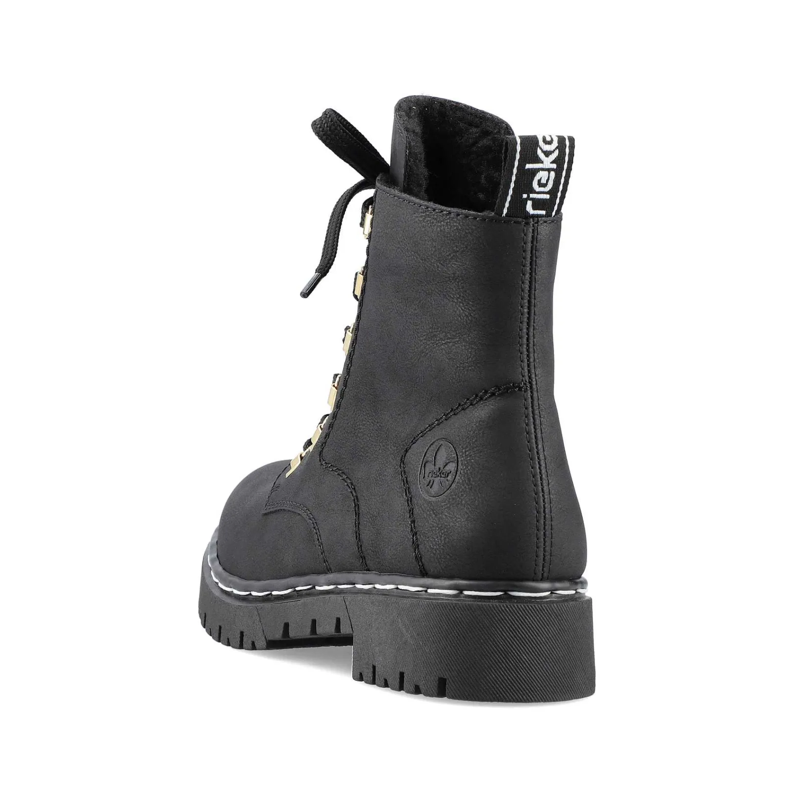 Women'S Biker Boots Jet Black Ladies Ankle Boots & Boots