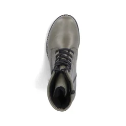 Women'S Biker Boots Gray Green Ladies Ankle Boots & Boots